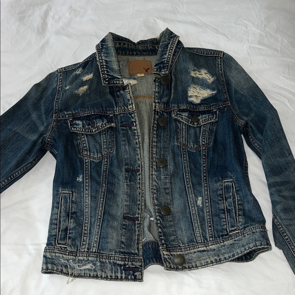 American Eagle Outfitters Blue Jean Jacket